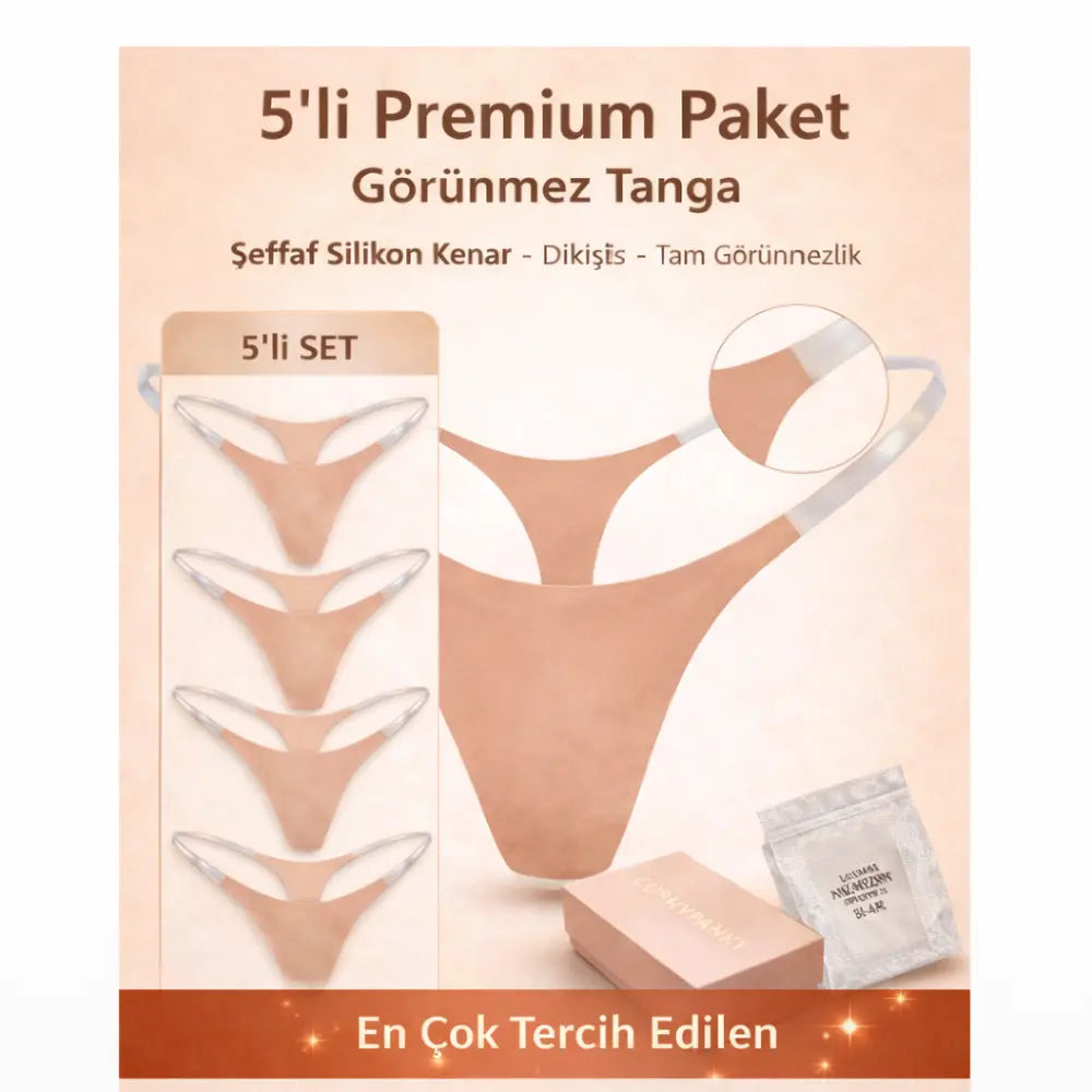 Cushy & Panky 5’li Görünmezlik Seti
