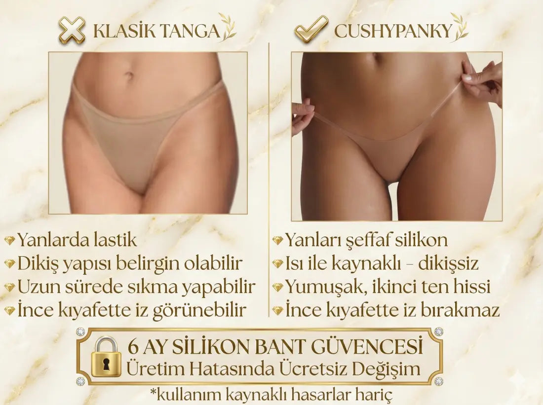 Cushy & Panky 5’li Görünmezlik Seti