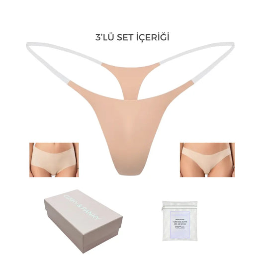 Cushy & Panky – Görünmez Tanga + İki Farklı Model Hediyeli
